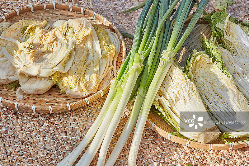 腌制泡菜，卷心菜，烹饪，食物准备图片素材