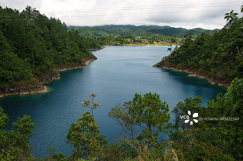 墨西哥恰帕斯蒙特贝洛湖群国家公园图片素材