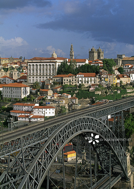 波尔图的路易一世大桥图片素材