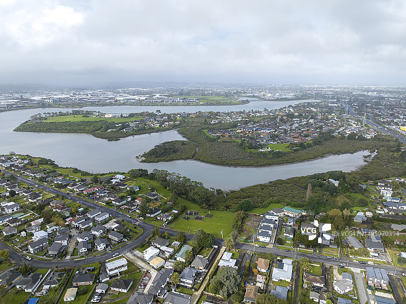 新西兰奥克兰的住宅图片素材
