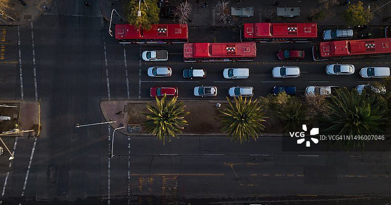 圣地亚哥城市交通图片素材