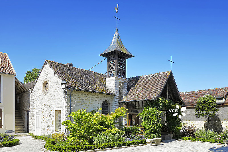 巴比松的圣母教堂图片素材