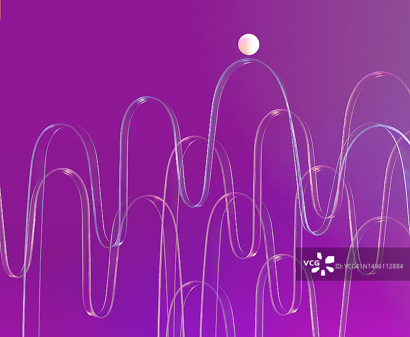 海浪上的球图片素材