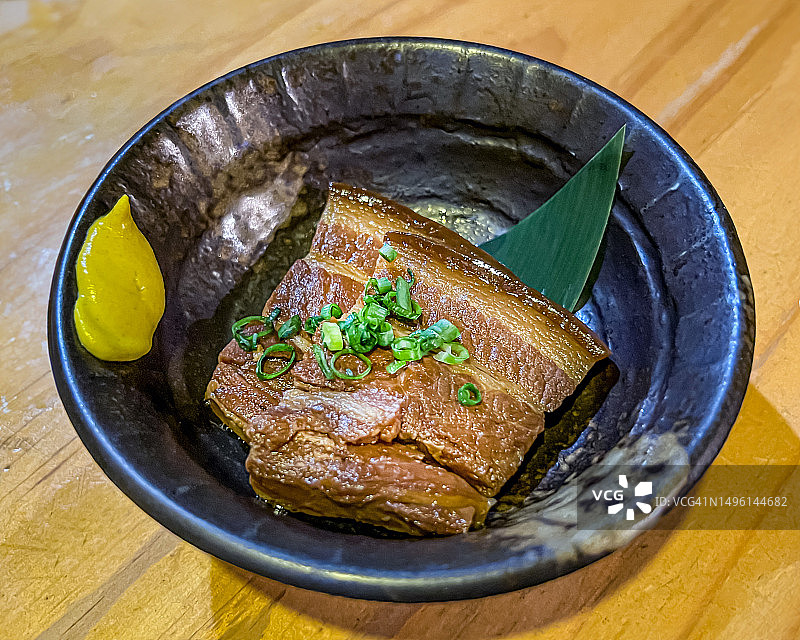 冲绳料理：红烧肉图片素材