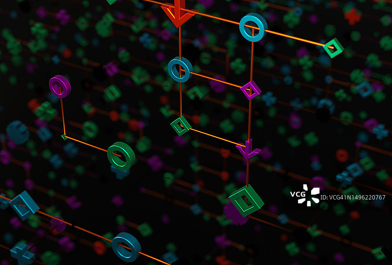 决策框架开发图标工作流程图片素材