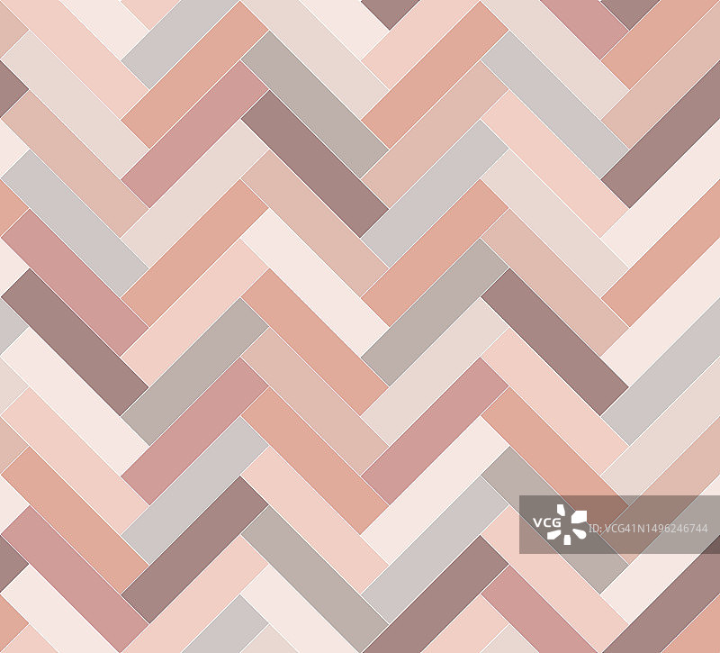 人字形壁纸、地板、厨房矢量无缝瓷砖图案，简约斯堪的纳维亚木质锯齿形印花banner图片素材