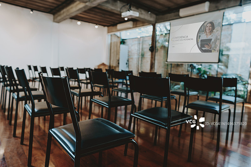 无人的会议室图片素材