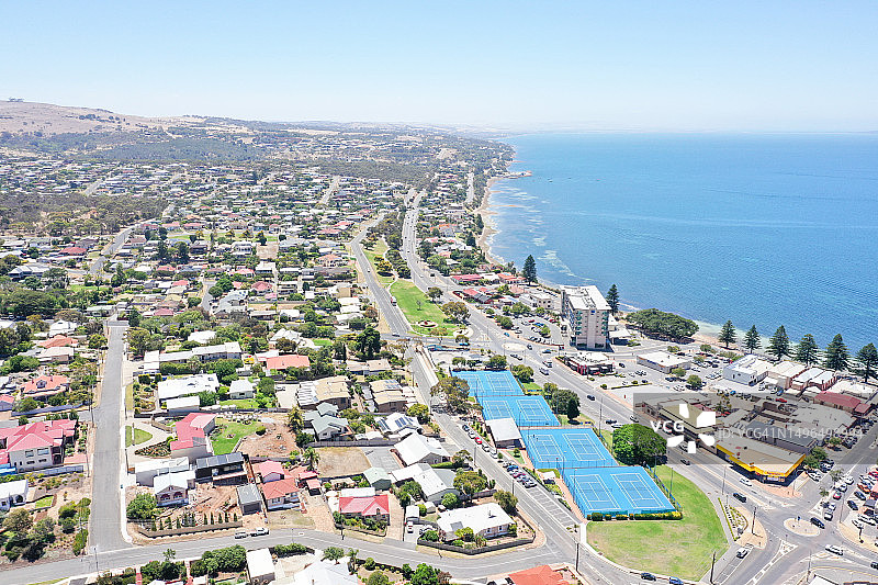 南澳大利亚州林肯港的北岸波士顿湾图片素材