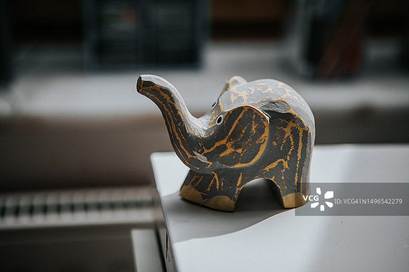 幸运大象雕像图片素材