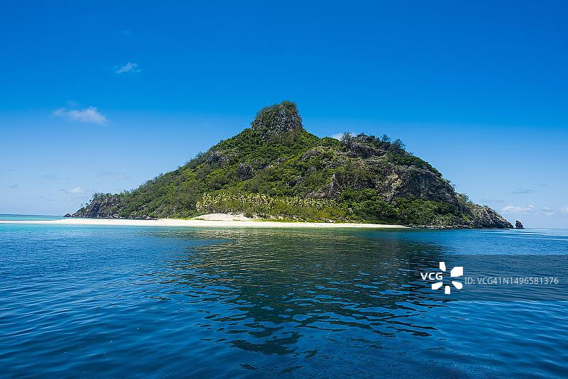 莫奴里基岛或荒岛，马马努卡群岛，斐济图片素材