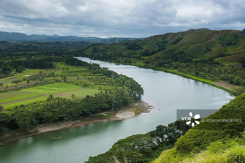 斐济维提岛塔武尼山堡图片素材