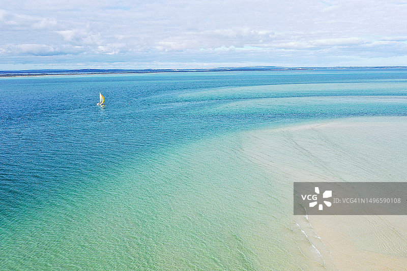 朗诺兹角，艾尔半岛，南澳大利亚州，科芬湾图片素材