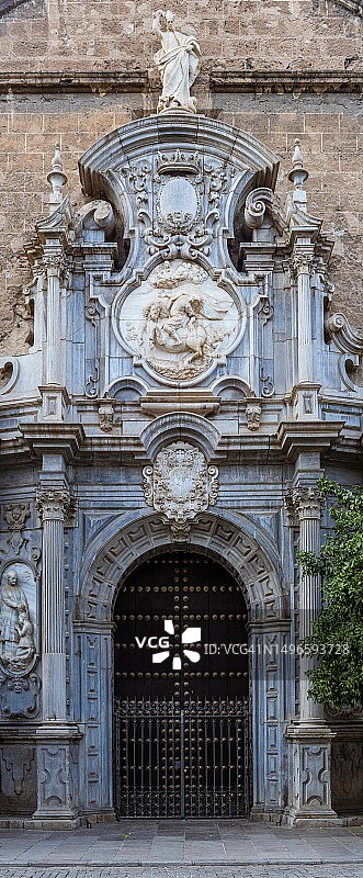 圣尤斯图斯与帕斯托尔堂区，西班牙格拉纳达图片素材