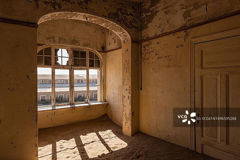 纳米比亚吕德里茨附近的幽灵小镇科尔曼斯科普图片素材