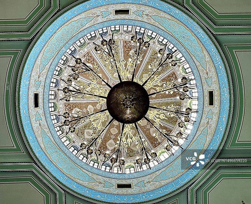 贾姆卡兰清真寺，伊朗库姆图片素材