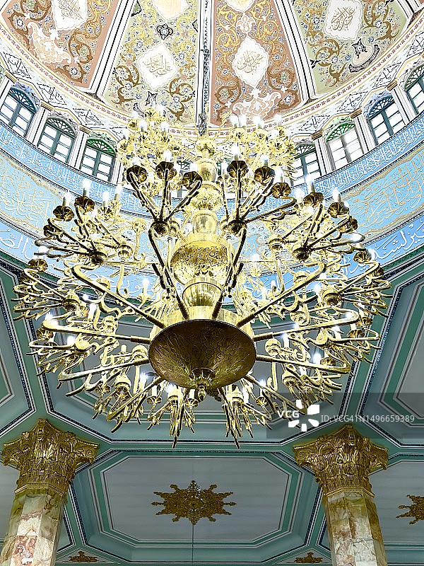 贾姆卡兰清真寺，伊朗库姆图片素材