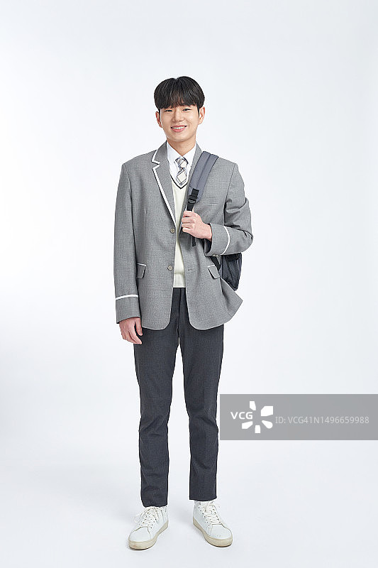 韩国，工作室拍摄，青少年，考生图片素材