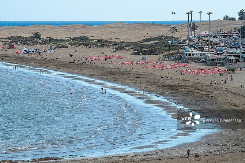 加那利群岛大加那利岛El Inglés海滩图片素材