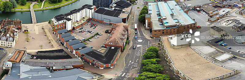 英国贝德福德城市街景图片素材