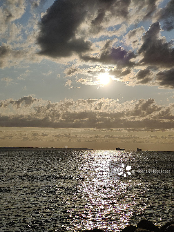 瑞典日落美景图片素材