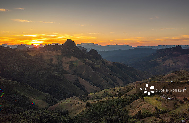 泰国夜丰颂府班玛帕辉希亚的吉科观景点图片素材