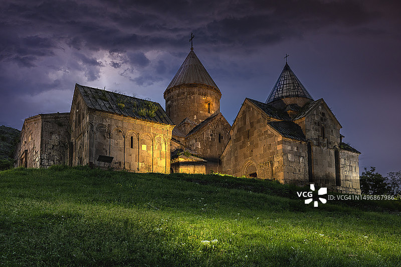 亚美尼亚塔武什省戈什村的戈沙旺克修道院图片素材