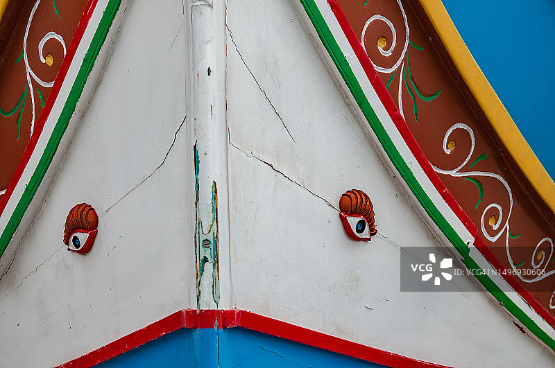 鲁佐之眼船图片素材