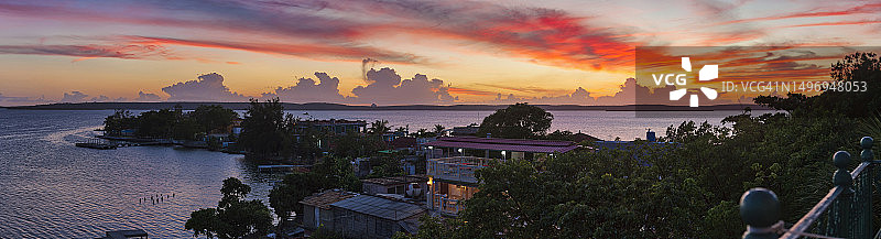 古巴西恩富戈斯湾风光图片素材