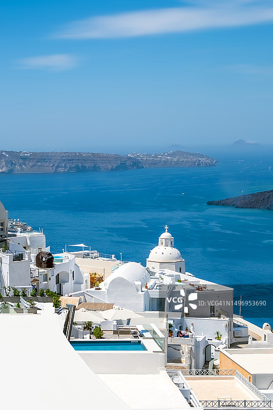 希腊圣托里尼岛图片素材