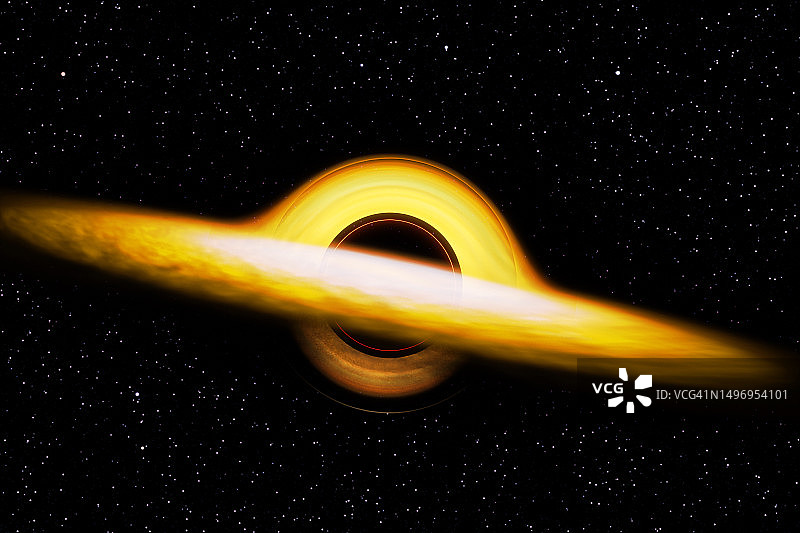 最新科学研究描述的黑洞图片素材
