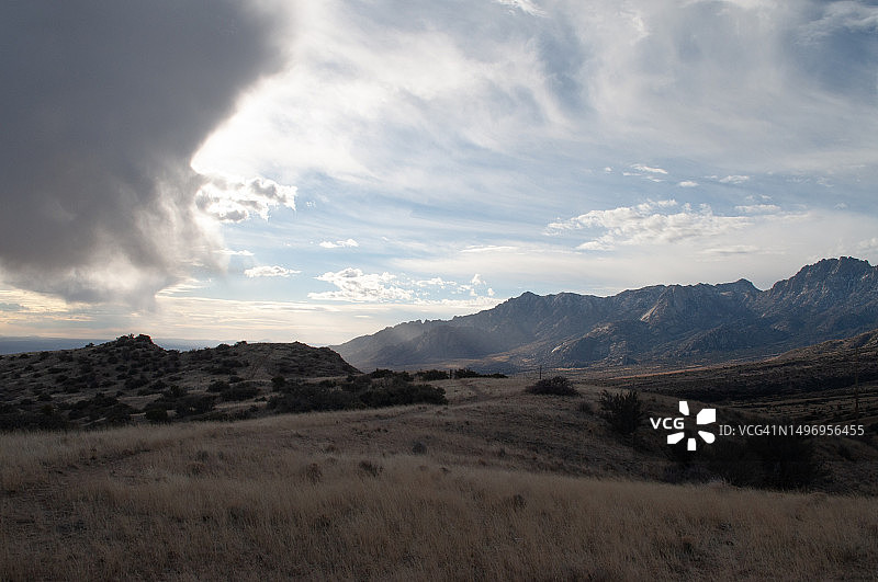 新墨西哥州 Organ 山脉的风景图片素材