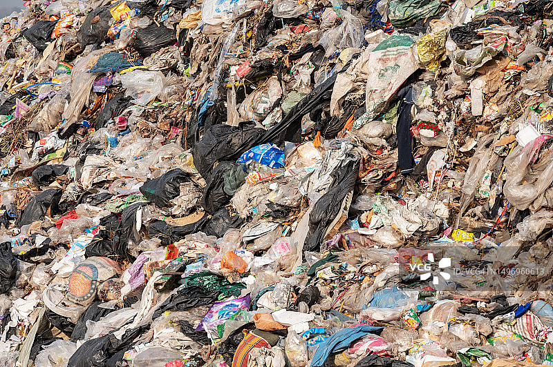 泰国乡村的垃圾填埋场图片素材