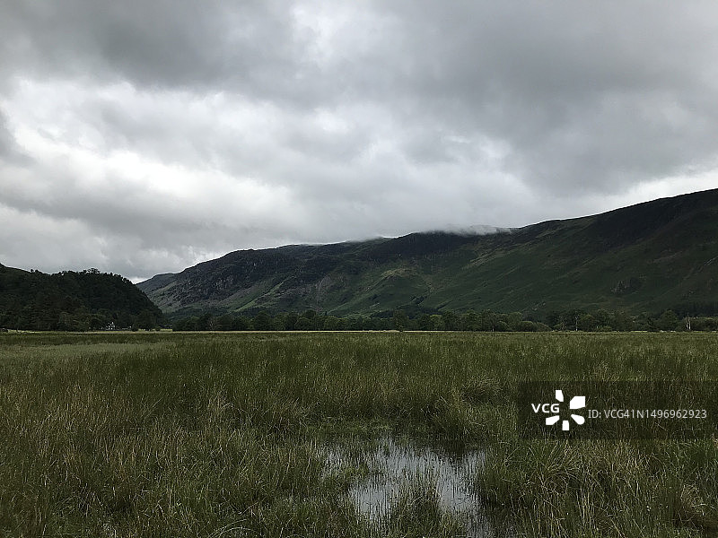 英国凯锡克Borrowdale田野风光图片素材