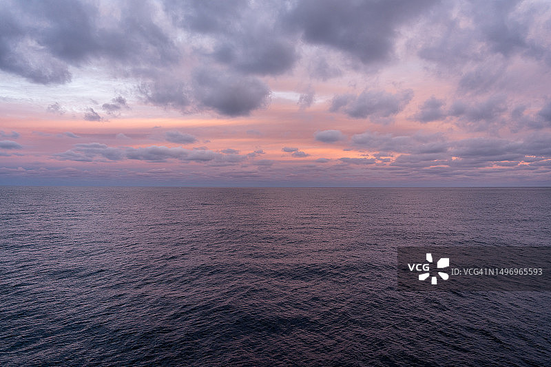 南极洲罗斯海日落海景图片素材