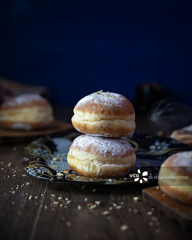 餐桌上的面包特写，乌克兰美食图片素材