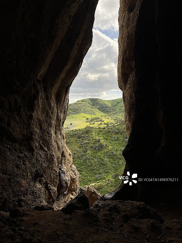 洞穴中的洞穴风光图片素材
