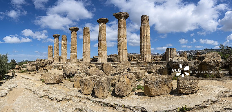 意大利西西里神殿之谷赫拉克勒斯神庙图片素材