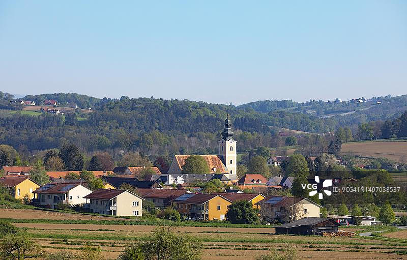 SPA，巴德瓦尔特斯多夫，施蒂利亚火山温泉，奥地利施蒂利亚州图片素材