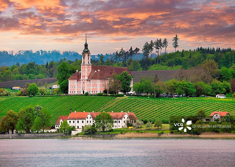 比尔瑙朝圣教堂（德国于尔丁根-米尔霍芬）图片素材