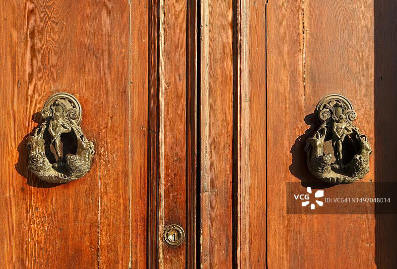威尼托威尼斯宫殿门把手图片素材