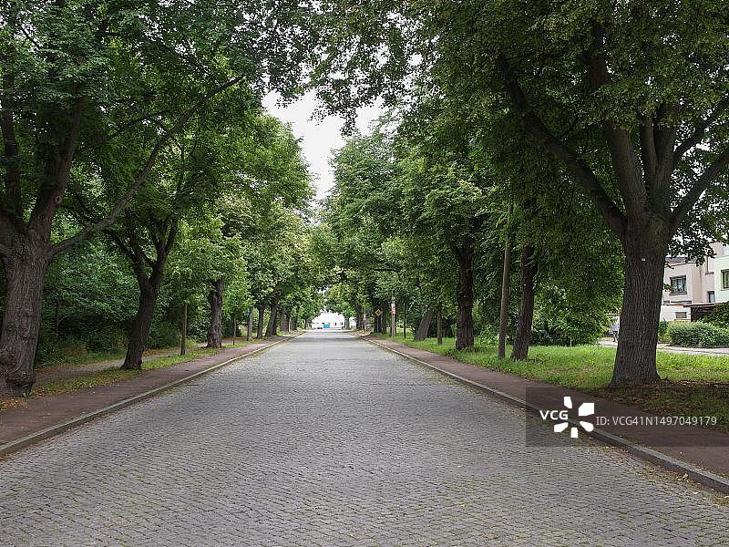 德国德绍的易北河畔图片素材