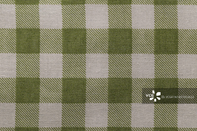 特写格纹织物的图案纹理和纺织品背景。图片素材