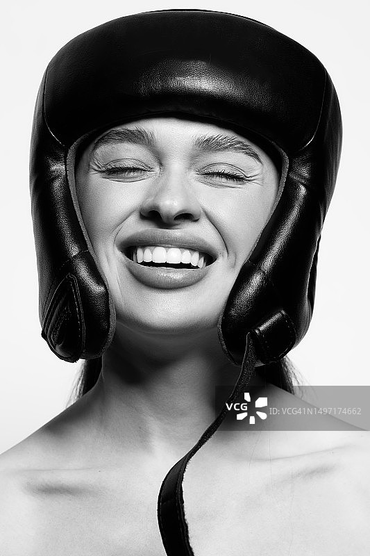 女拳击手照片图片素材