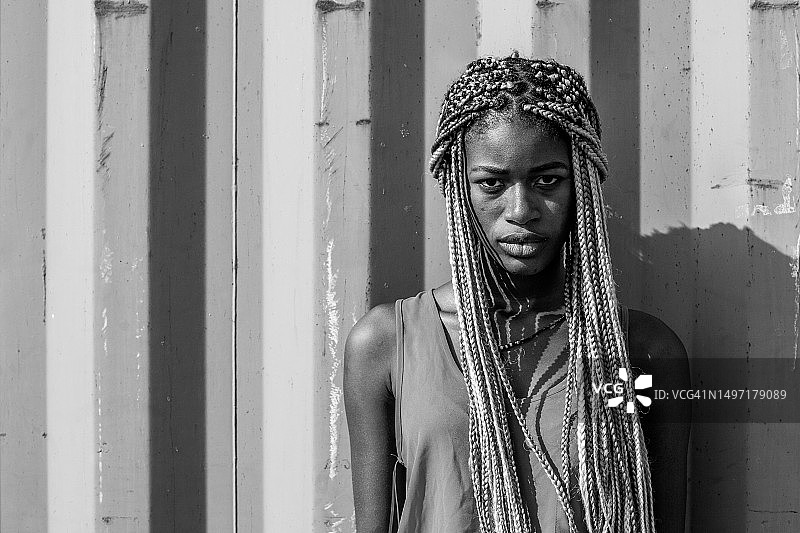 城市非洲人像图片素材