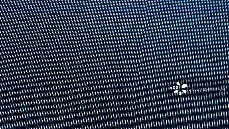 美国纽约时代广场蓝色LED广告屏特写图片素材