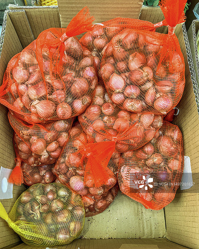 横滨越南商店的越南新鲜青葱图片素材