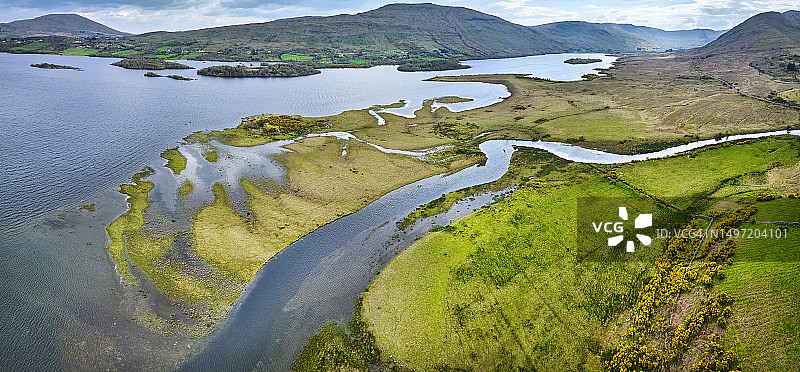 爱尔兰康尼马拉的马斯克湖图片素材