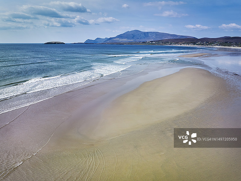 爱尔兰阿基尔岛的基尔海滩图片素材