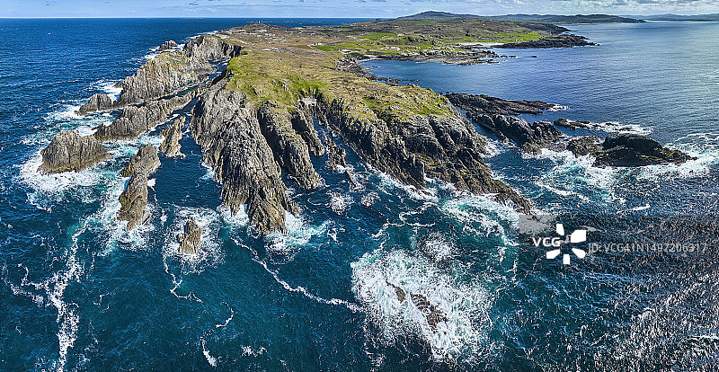 爱尔兰伊尼肖恩半岛的玛琳角悬崖图片素材