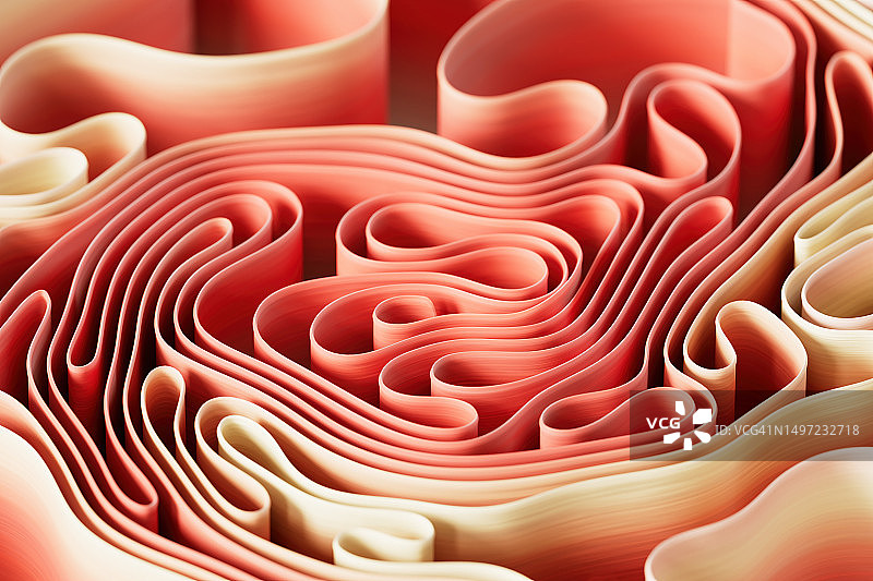 3D波浪图案背景图片素材